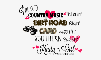 Quotes About Country Girl - Sayings For Country Girls Transparent ...
