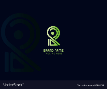 r modern letter logo r modern letter logo