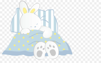 Rabbit Easter Bunny Clip art - Vector cute sleeping bunny Rabbit Easter Bunny Clip art - Vector cute sleeping bunny