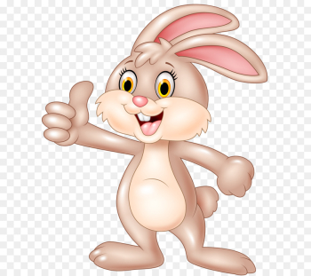 Rabbit Easter Bunny Hare Clip art - Happy bunny png download - 663 ...