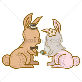 Rabbits getting married Rabbits getting married