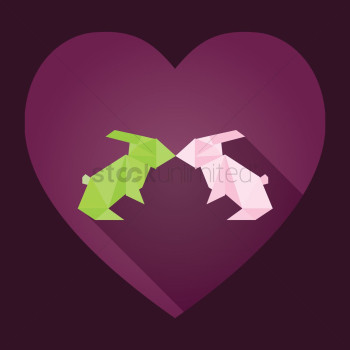 Rabbits in love Rabbits in love