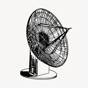 Radio telescope drawing, vintage drawing | Free Vector - rawpixel Radio telescope drawing, vintage drawing | Free Vector - rawpixel