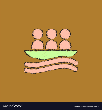 Rafting kayaking team design in hatching style vector image Rafting kayaking team design in hatching style vector image