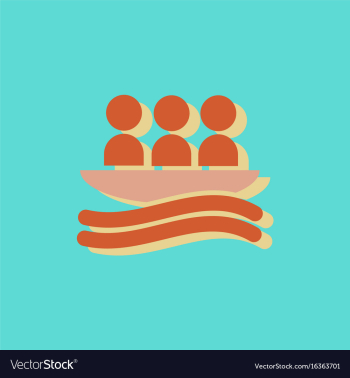 Rafting kayaking team design in sticker style vector image Rafting kayaking team design in sticker style vector image