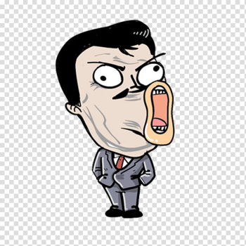 Rage comic Comics Animation u0e01u0e32u0e23u0e4cu0e15u0e39u0e19u0e0du0e35u0e48u0e1bu0e38u0e48u0e19 Humour, Stroke anime and spoof funny expression transparent background PNG clipart