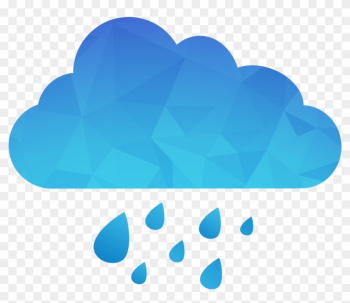 Rain Cloud Euclidean Vector Storm - Icono Lluvia Png