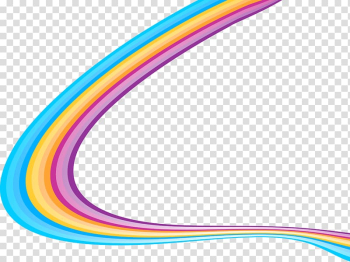 Rainbow art, Line Curve Drawing, Curved line drawings transparent background PNG clipart