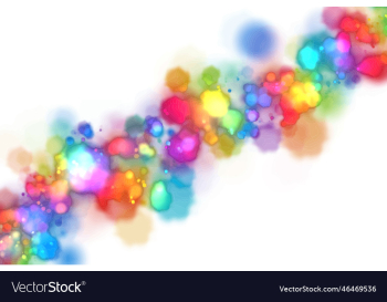 rainbow bokeh banner design element rainbow bokeh banner design element