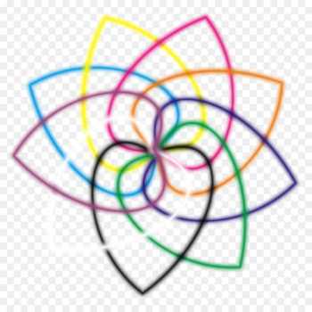 Rainbow Color Image Flower Painting - flower illustrations Rainbow Color Image Flower Painting - flower illustrations