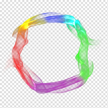 Rainbow colored ring smoke transparent background PNG clipart Rainbow colored ring smoke transparent background PNG clipart