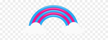 Rainbow Drawing Cloud - Cartoon Rainbow Drawing Cloud - Cartoon