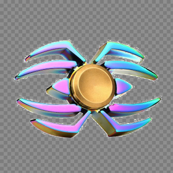 Rainbow Fidget Spinner PNG Background Image Rainbow Fidget Spinner PNG Background Image