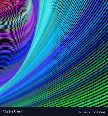 Rainbow fractal digital art background design vector image Rainbow fractal digital art background design vector image