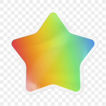 Rainbow gradient png star badge | Free PNG - rawpixel Rainbow gradient png star badge | Free PNG - rawpixel