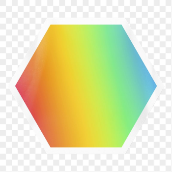 Rainbow gradient png sticker, hexagon | Free PNG - rawpixel Rainbow gradient png sticker, hexagon | Free PNG - rawpixel