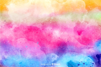 Rainbow in tie-dye style background Free Vector Rainbow in tie-dye style background Free Vector