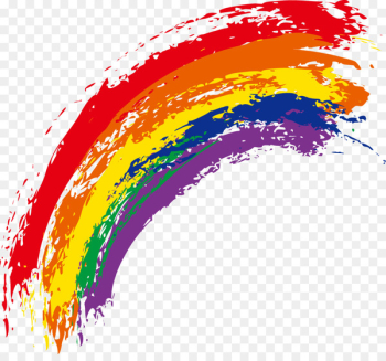 Rainbow Watercolor painting Euclidean vector - rainbow Rainbow Watercolor painting Euclidean vector - rainbow