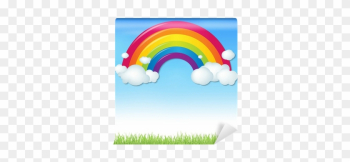 Rainbows And Clouds Png Color Rainbow With Clouds And - My Prayer Coloring Book