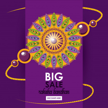 Raksha bandhan big sale template Free Vector Raksha bandhan big sale template Free Vector