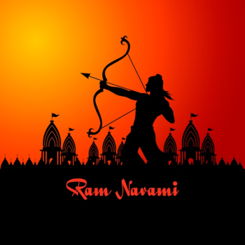 Ram navami celebration flat style Free Vector Ram navami celebration flat style Free Vector