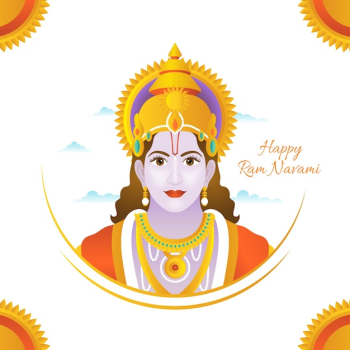 Ram navami illustration background Ram navami illustration background