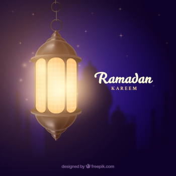 Ramadan background with realistic lamp Ramadan background with realistic lamp