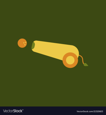 Ramadan cannon background vector image Ramadan cannon background vector image