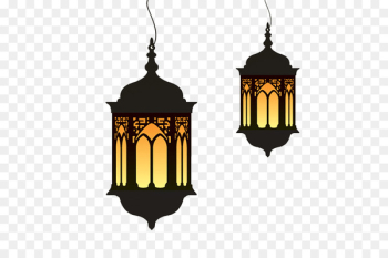 Ramadan Eid al-Fitr Lantern Clip art - Ramadan cartoon lights 