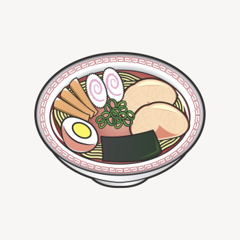 Ramen noodle clipart, Japanese food | Free Photo - rawpixel Ramen noodle clipart, Japanese food | Free Photo - rawpixel