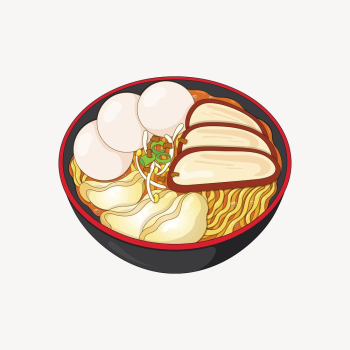Ramen noodle sticker, Japanese food | Free Vector - rawpixel Ramen noodle sticker, Japanese food | Free Vector - rawpixel