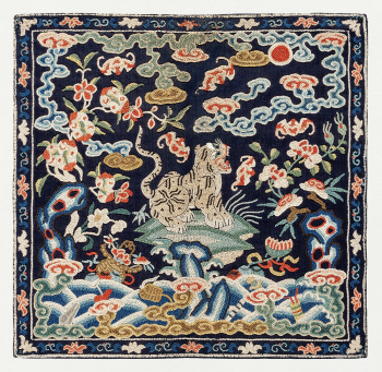 Rank Badge (Buzi) of the Fourth Military Rank with Tiger during Qing dynasty (1644&ndash;1912), early 19th century
Textiles. Original from the Los Angeles County Museum of Art. Digitally enhanced by rawpixel.