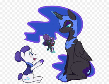 Rarity My Little Pony Princess Luna Horse - My little pony Rarity My Little Pony Princess Luna Horse - My little pony