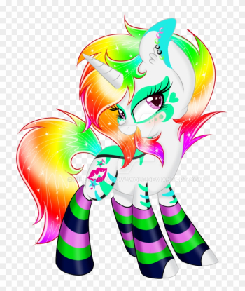 Rave Point The Unicorn By Silent Shadow Wolf - Illustration Rave Point The Unicorn By Silent Shadow Wolf - Illustration