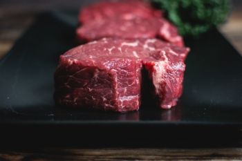 Raw beef steaks Raw beef steaks
