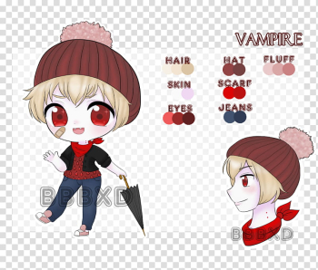 RE OPENED Autumn Vampire Adoptable transparent background PNG clipart