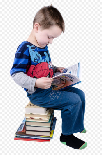 Reading Childrens literature Picture book - Boy Reading Books 