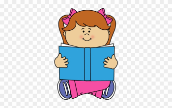 Reading Clipart - Girl Reading Book Clipart Reading Clipart - Girl Reading Book Clipart