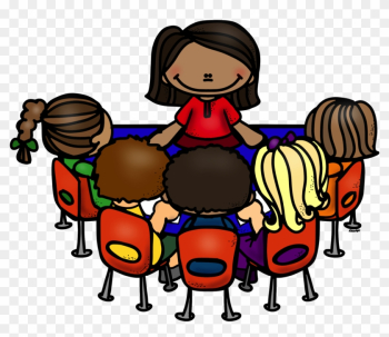 Reading Group Cliparts - Teacher Table Clip Art