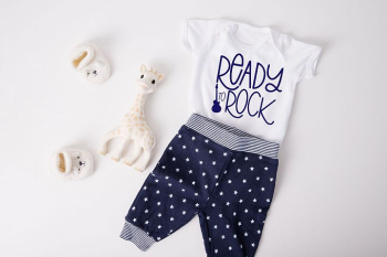 Ready to Rock | Baby | Bodysuit SVG Cut File