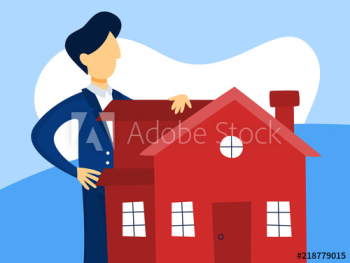 Real estate agent concept Real estate agent concept