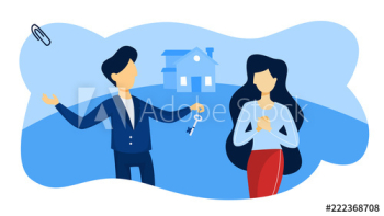 Real estate agent concept Real estate agent concept