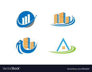 real estate business logo design and property advi real estate business logo design and property advi