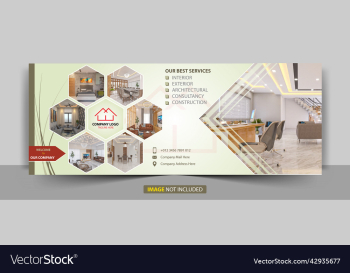 real estate facebook cover web banner design