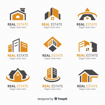 Real estate logo collection Real estate logo collection