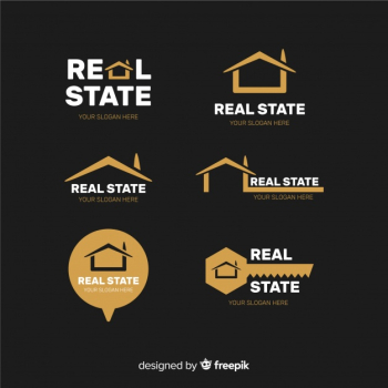Real estate logo collection Real estate logo collection