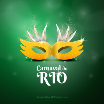 Realistic brazilian carnival mask Realistic brazilian carnival mask