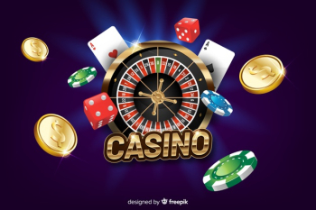 Realistic casino background Free Vector Realistic casino background Free Vector