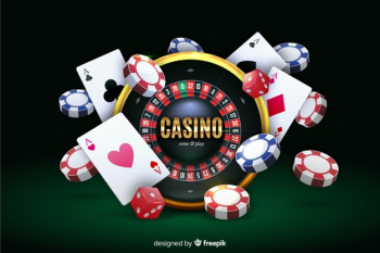 Realistic casino background Free Vector Realistic casino background Free Vector