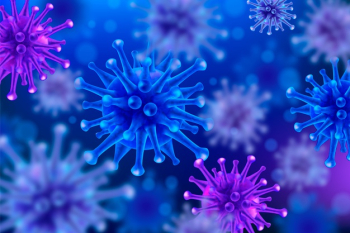 Realistic coronavirus background Free Vector Realistic coronavirus background Free Vector
